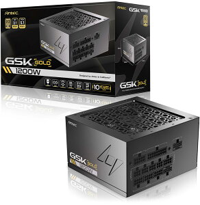 Antec �A���e�b�N 80PLUS GOLD �F�؎擾 ���������ϋvATX�d�����j�b�g 1200W���f�� GSK1200 ATX3.1