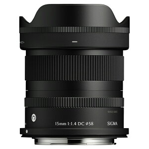 �y���w���O�ɁA�[�����⍇�����������z SIGMA �V�O�} 15mm F1.4 DC | Contemporary �L���m��RF�}�E���g�p Canon RF moun �~���[���X��p�@APS-C�Ή�