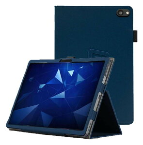 �G���f�B�[�G�X MDS-TCCKYT35NV-V ���Z�� DIGNO Tab2 5G KYT35�Ή� �蒠�^�P�[�X(�o�����[���f��)�l�C�r�[