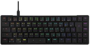Mistel �~�X�e�� Barocco Mistel AirOne Pro �����^ �L�[�{�[�h ���{��JIS�z�� Cherry MX �N���b�L�[ ML-MD68PRO-J-CL/BK