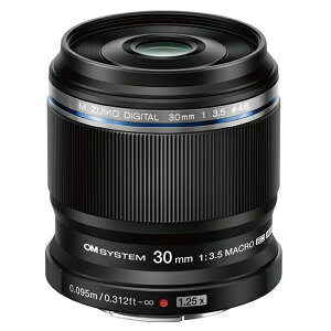 OM SYSTEM �I�[�G���V�X�e�� M.ZUIKO DIGITAL ED 30mm F3.5 Macro 60mm�����i35mm�����Z�j���{���}�N�������Y
