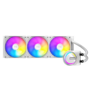 Antec �A���e�b�N ARGB LED�t�@�����ڐ����̌^���j�b�g �z���C�g Skeleton 360 ARGB White