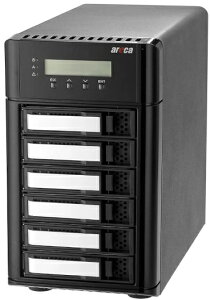 ARECA SAS/SATA�Ή� 6�x�C�O�tRAID���j�b�g Thunderblot5��USB3.2 Gen2�ڑ� Expander�@�\�Ή� ARC-8050T5U-6