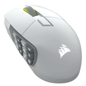 CORSAIR �R���Z�A SCIMITAR ELITE WIRELESS SE MMO �Q�[�~���O�}�E�X �z���C�g (AP) CH-9314011-AP