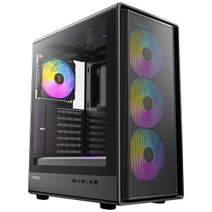 Antec �A���e�b�N �����K���X�p�l������ ��p�^�~�h���^���[PC�P�[�X �u���b�N P6 Neo ARGB