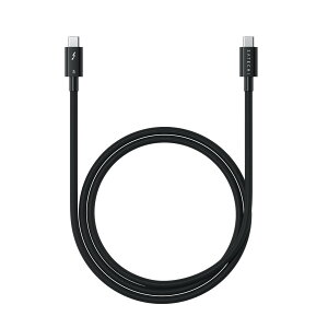 Satechi �T�e�` Thunderbolt 5 Pro �P�[�u�� 80Gbps (�o����) 120Gbps (�P����) PD 240W 1m �u���b�N PST-YTB5100K