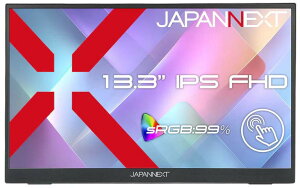 JAPANNEXT �W���p���l�N�X�g �t��HD�Ή� 13.3�^�^�b�`�p�l���t���f�B�X�v���C/USB-C×2/�u���b�N/�X�s�[�J�[/2�N�ۏ� JN-MD-iE133F-T