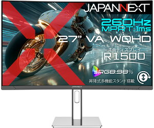 JAPANNEXT �W���p���l�N�X�g WQHD�Ή� 27�^�t���f�B�X�v���C/HDMI�ADP JN-VC27G260Q-HSP �P�i�w���̂݉i���ꏤ�i�ł���Ε����w���j �N���W�b�g�J�[�h ����������ς̂�