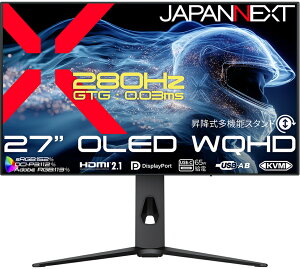 JAPANNEXT �W���p���l�N�X�g WQHD�Ή� 27�^�t���f�B�X�v���C/HDMI�ADP�AUSB-C JN-OD27G280Q-HSPC6