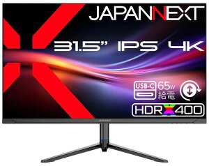 JAPANNEXT �W���p���l�N�X�g 4K�Ή� 31.5�^�t���f�B�X�v���C/HDMI×1�ADP×1�AUSB-C×1/�u���b�N/�X�s�[�J�[/2�N�ۏ� JN-IPSB315U-HSPC6 �P�i�w���̂݉i���ꏤ�i�ł���Ε����w���j �N���W�b�g�J�[�h ��