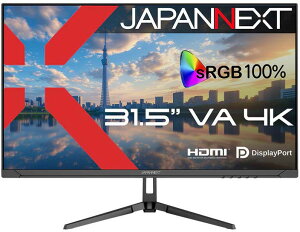 JAPANNEXT �W���p���l�N�X�g 4K�Ή� 31.5�^�t���f�B�X�v���C/HDMI×2�ADP×1/�u���b�N/�X�s�[�J�[/2�N�ۏ� JN-V315U2 �P�i�w���̂݉i���ꏤ�i�ł���Ε����w���j �N���W�b�g�J�[�h ����������ς�