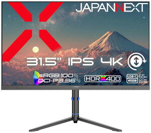 JAPANNEXT �W���p���l�N�X�g 4K�Ή� 31.5�^�t���f�B�X�v���C/HDMI×1�ADP×1�AUSB-C×1/�u���b�N/�X�s�[�J�[/2�N�ۏ� JN-IPS315U-HSPC6 �P�i�w���̂݉i���ꏤ�i�ł���Ε����w���j �N���W�b�g�J�[�h ��