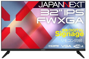 JAPANNEXT �W���p���l�N�X�g FWXGA�Ή� 32�^�t���f�B�X�v���C/HDMI×2�AVGA×1/�u���b�N/�X�s�[�J�[/2�N�ۏ� JN-IPS32FW-M �P�i�w���̂݉i���ꏤ�i�ł���Ε����w���j �N���W�b�g�J�[�h ���������