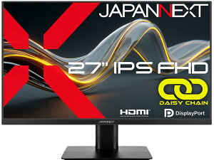 JAPANNEXT �W���p���l�N�X�g �t��HD�Ή� 27�^�t���f�B�X�v���C/HDMI×1�ADP×2/�u���b�N/�X�s�[�J�[/2�N�ۏ� JN-IPS27F-D