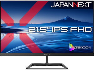 JAPANNEXT �W���p���l�N�X�g �t��HD�Ή� 21.5�^�t���f�B�X�v���C/HDMI×1�AVGA×1/�u���b�N/�X�s�[�J�[/2�N�ۏ� JN-IPS215F3