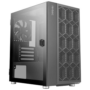 Antec �A���e�b�N microATX�Ή��~�j�^���[PC�P�[�X �u���b�N NX200M