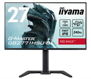 iiyama �юR �t��HD�Ή� 27�^�t���f�B�X�v���C/�u���b�N/�X�s�[�J�[/IPS/���~/��]/�p�x����/3�N�ۏ� GB2771HSU-B1