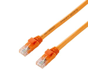 ELECOM �G���R�� LAN�P�[�u��/CAT6A����/�X�^���_�[�h/3m/�I�����W LD-GPA/DR3