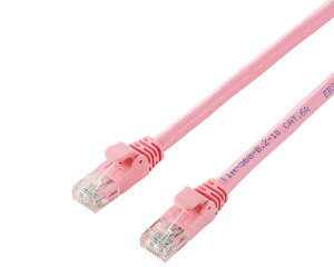ELECOM �G���R�� LAN�P�[�u��/CAT6A����/�X�^���_�[�h/5m/�s���N LD-GPA/PN5
