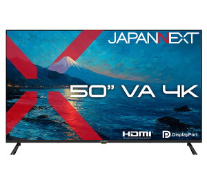 JAPANNEXT �W���p���l�N�X�g 4K�Ή� 50�^�t���f�B�X�v���C/HDMI×2�ADP×2/�u���b�N/�X�s�[�J�[/2�N�ۏ� JN-eV50U �P�i�w���̂݉i���ꏤ�i�ł���Ε����w���j ����n�� �N���W�b�g�J�[�h �������
