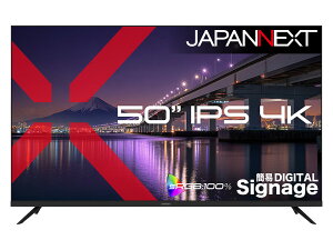 JAPANNEXT �W���p���l�N�X�g 4K�Ή� 50�^�t���f�B�X�v���C/HDMI×3/�u���b�N/�X�s�[�J�[/2�N�ۏ� JN-IPS50U-M �P�i�w���̂݉i���ꏤ�i�ł���Ε����w���j ����n�� �N���W�b�g�J�[�h ���������