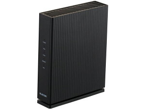 ELECOM �G���R�� ����LAN���[�^�[�e�@/Wi-Fi6/2402+574Mbps/WAN1Gbps/IPv6(IPoE)�Ή�/�u���b�N WRC-X3000GS4-B