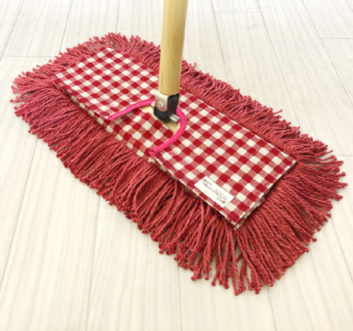 楽天市場 送料無料 むろの屋 デザインモップ 木製ハンドル付き フロアモップ 送料無料 掃除道具 おしゃれ 木製ハンドル ナチュラルインテリア 北欧 クイックルワイパー くらしの雑貨 むろの屋