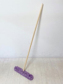 送料無料！モコモコッ　省スペースモップ 　むろの屋　/掃除道具/白黒　モノトーン　人気の北欧スタイル　おしゃれ　木製ハンドル　ナチュラルインテリア 北欧 クイックルワイパー 掃除 フローリング　床 フロア 吸着剤不使用　赤ちゃんに　ペットに