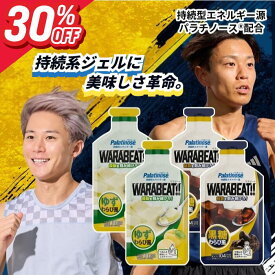 【2/14 0:00～2/15 23:59限定｜クーポンで30％OFF】パラチノース WARABEAT マラソン 補給食 ワラビート 持久系ジェル エナジージェル【公式】