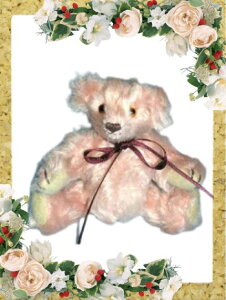 テディベア キット モヘア ピンクテディ ぬいぐるみキット 手作り ミューズ 型紙 材料セット