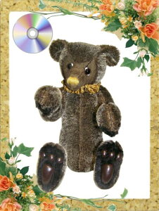 DVD付きテディベア型紙 TP-1005 肉球付テディベア 熊の型紙 ぬいぐるみ型紙 クマ型紙 作り方説明書付き くま型紙 パターン ぬいぐるみ資材 ぬいぐるみ材料 Teddy Bear