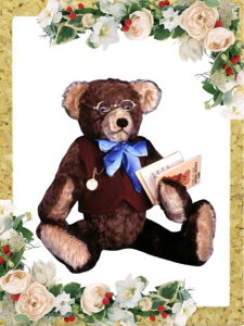 ぬいぐるみ キット TKA-0018 テディベア キット アクリル ブラウン 手作りキット ミューズインターナショナル 型紙 材料セット プラスチックジョイント プラスチックアイ