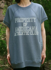 （アメリカーナ）PTOPERTY　カットソー（ダークブルー）送料無料レディース　フリーサイズ　裏毛