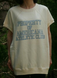 （アメリカーナ）PTOPERTY　カットソー（レモン）送料無料レディース　フリーサイズ　裏毛