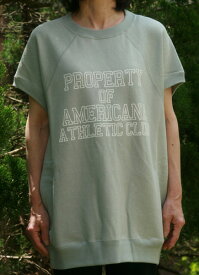 （アメリカーナ）PTOPERTY　カットソー（セージ）送料無料レディース　フリーサイズ　裏毛