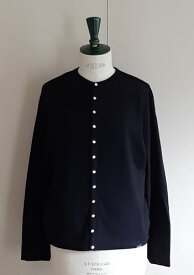 （アメリカーナ）ドットボタンカーデ（ブラック）送料無料レディース　ノーマル丈　フリーサイズ