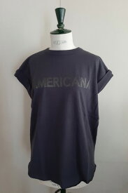 （アメリカーナ）Americana-フレンチT（ブラック）送料無料レディース　ノーマル丈　フリーサイズ