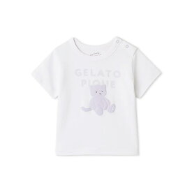 ジェラートピケ ベビー gelato pique BABY ぬいぐるみワンポイントTシャツ pbct259080 パジャマ Tシャツ 部屋着 ジェラピケ 出産祝い 2025春 ギフト 贈り物 プレゼント【P10】