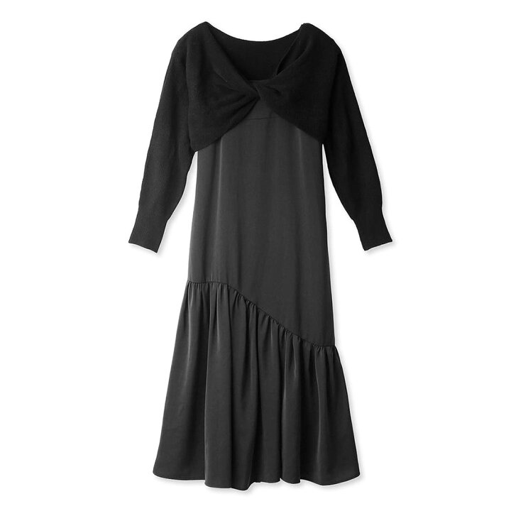 楽天市場】(SALE50%OFF) emmi atelier エミ アトリエ クロスニット 