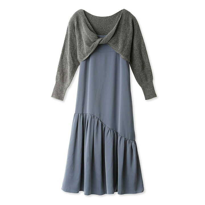 楽天市場】(SALE50%OFF) emmi atelier エミ アトリエ クロスニット  