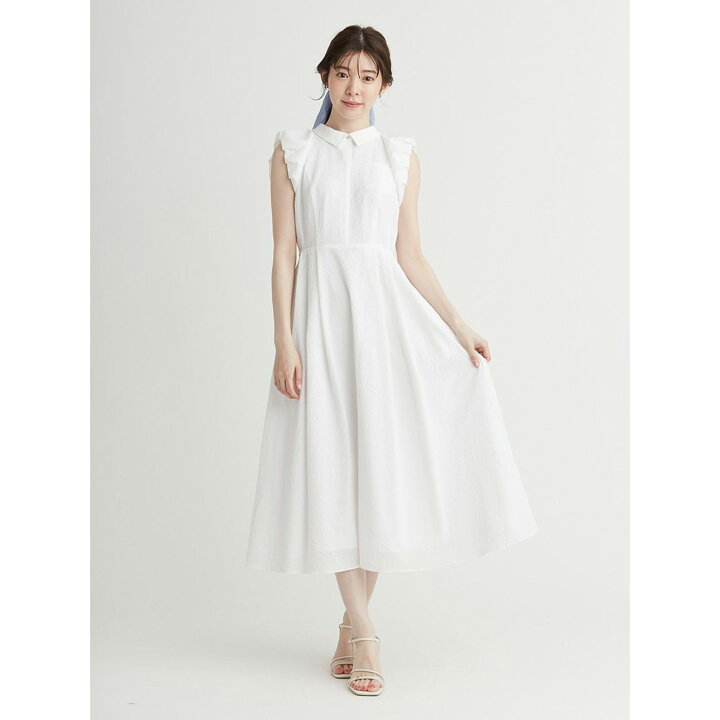 楽天市場】セルフォード CELFORD バルーンスリーブシャツワンピース  