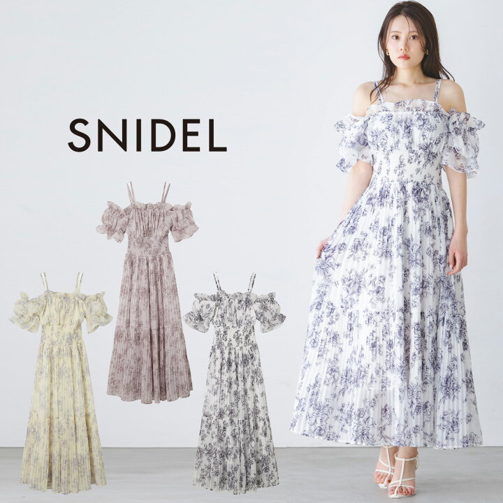 楽天市場】スナイデル SNIDEL Sustainableオフショルギャザー 