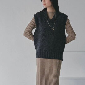 TODAYFUL トゥデイフル Mottle Yarn Knit Vest モトルヤーンニットベスト 12320516 レディース トップス 吉田怜香(クーポン使用不可)