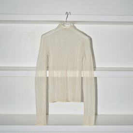 (予約)TODAYFUL トゥデイフル Sheer Randomrib Knit シアーランダムリブニット 12420513 (8月中旬以降入荷) 2024秋冬 トップス タートル インナー レディース セレクトショップムー