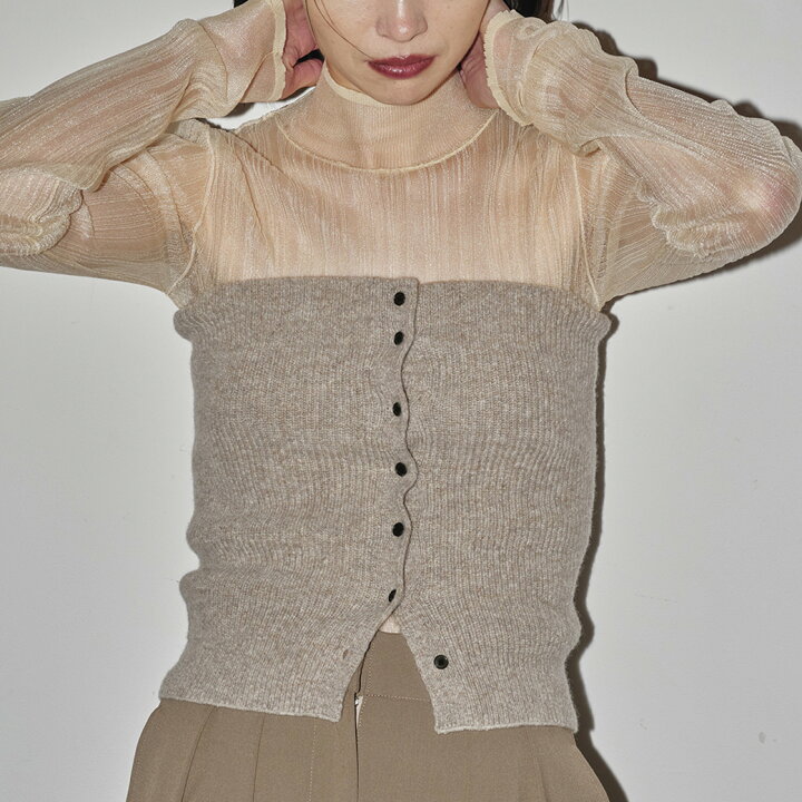 楽天市場】TODAYFUL トゥデイフル Sheer Randomrib Knit シアー 
