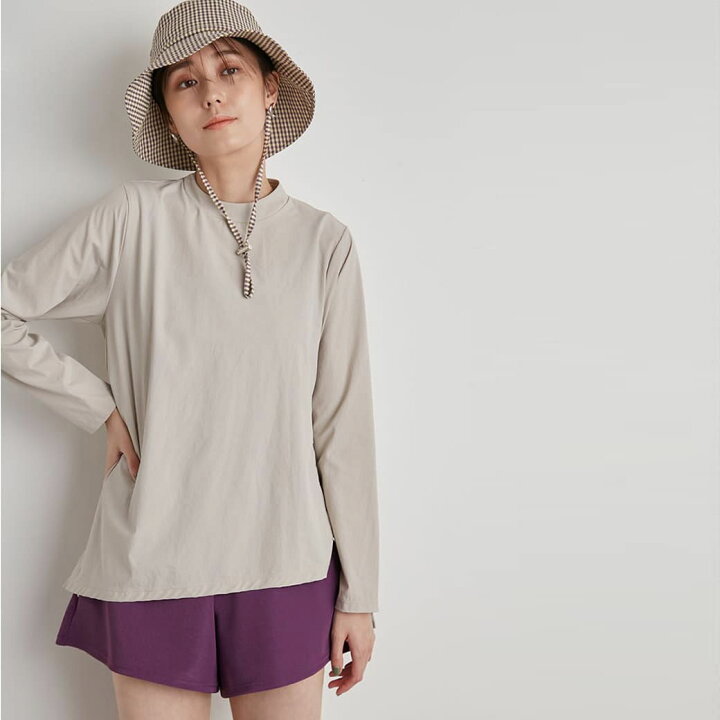 楽天市場】emmi yoga エミ ヨガ ハイネックラッシュガード 14wgg231218  