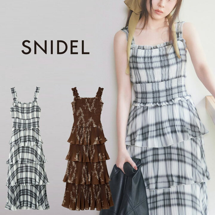 楽天市場】SALE40%OFF スナイデル SNIDEL ティアードプリントキャミ 