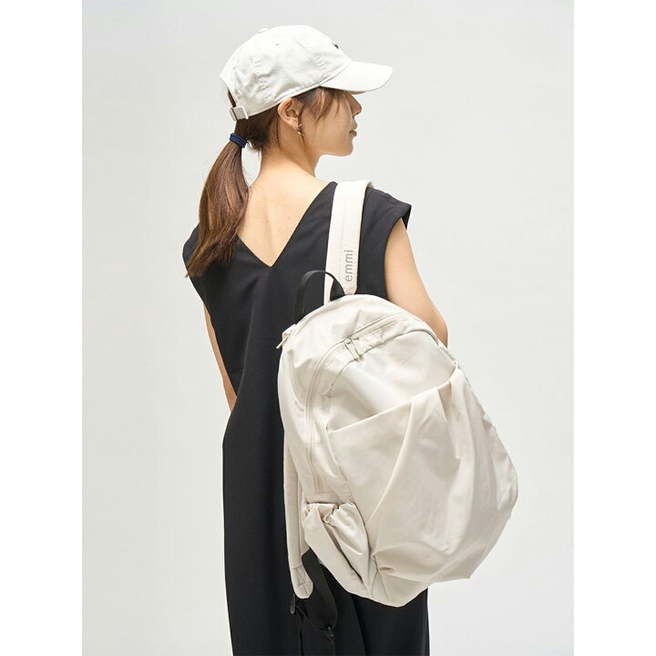 楽天市場】emmi atelier エミ アトリエ eco 撥水ギャザーボディー  