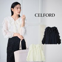 楽天市場】celford(セルフォード) フリルブラウスの通販