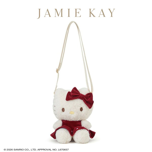ジェイミーケイ JAMIE KAY HELLO KITTY ぬいぐるみボアポシェット jkgb264950 KIDS ハローキティ コラボ ショルダーバッグ 子供用 BAG 鞄 2026秋 プレゼントにおすすめ セレクトショップムー【P10】